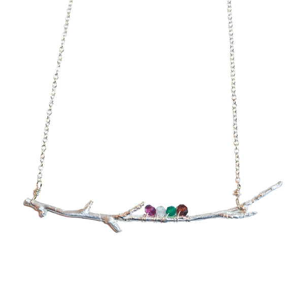 Birthstone Family Tree Necklace