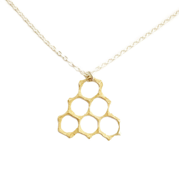 Large Honeycomb Handmade Necklace