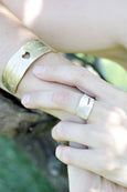 Golden Birch Handmade Ring